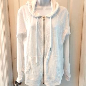 Brand new with tags. Calvin Klein white hoodie. Size M.